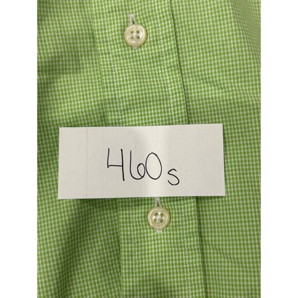 Ralph Lauren Mens Classic Fit Green Short Sleeve Button-Down Shirt Sz Large - Picture 8 of 8